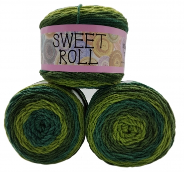 420 Gramm Himalaya Sweet Roll Strickwolle mit Farbverlauf, 3 x 140 Gramm Farbverlaufswolle
