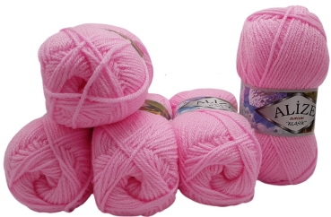 Alize Burcum Classic Wolle – 5 X 100 G, 100 % Acryl, 210 M Pro Knäuel, Zum Stricken & Häkeln