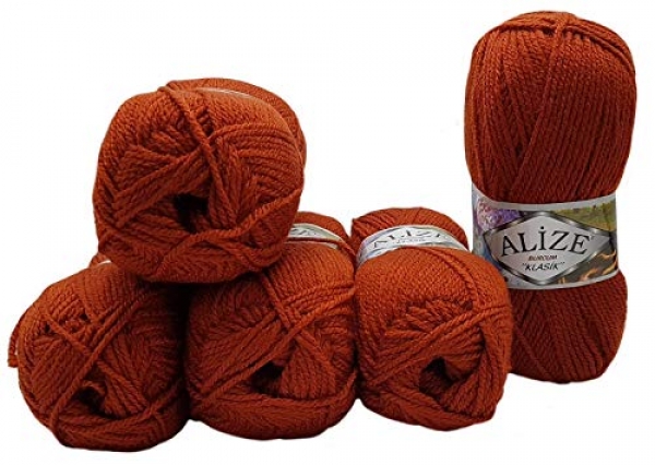 Alize Burcum Strickgarn – 100g, 210 M, 100% Polyacryl, Uni, Farbe Wählbar (z.B. Petrol), Weich & Vielseitig